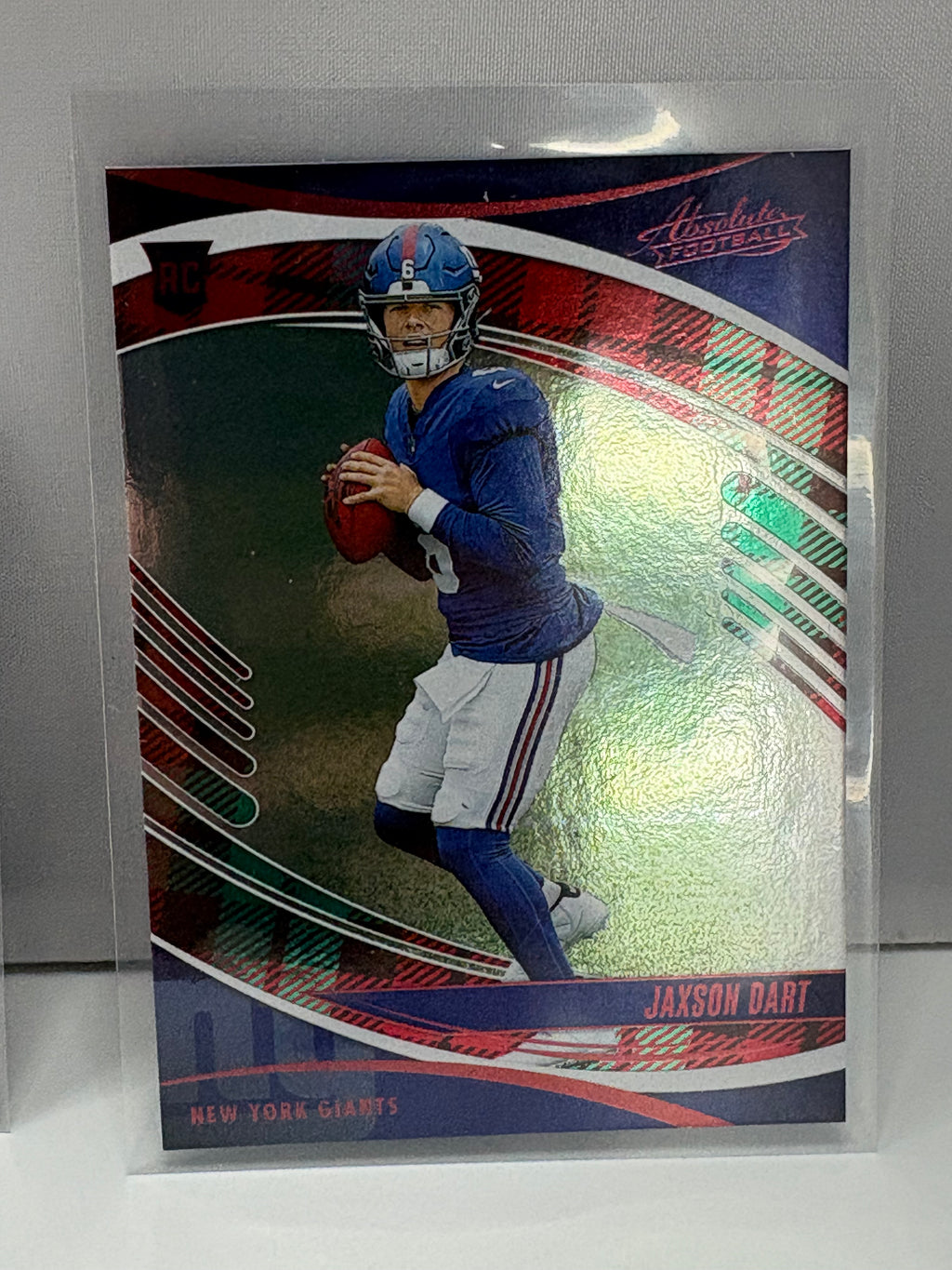 Jackson Dart New York Giants rookie / introduction - style cards