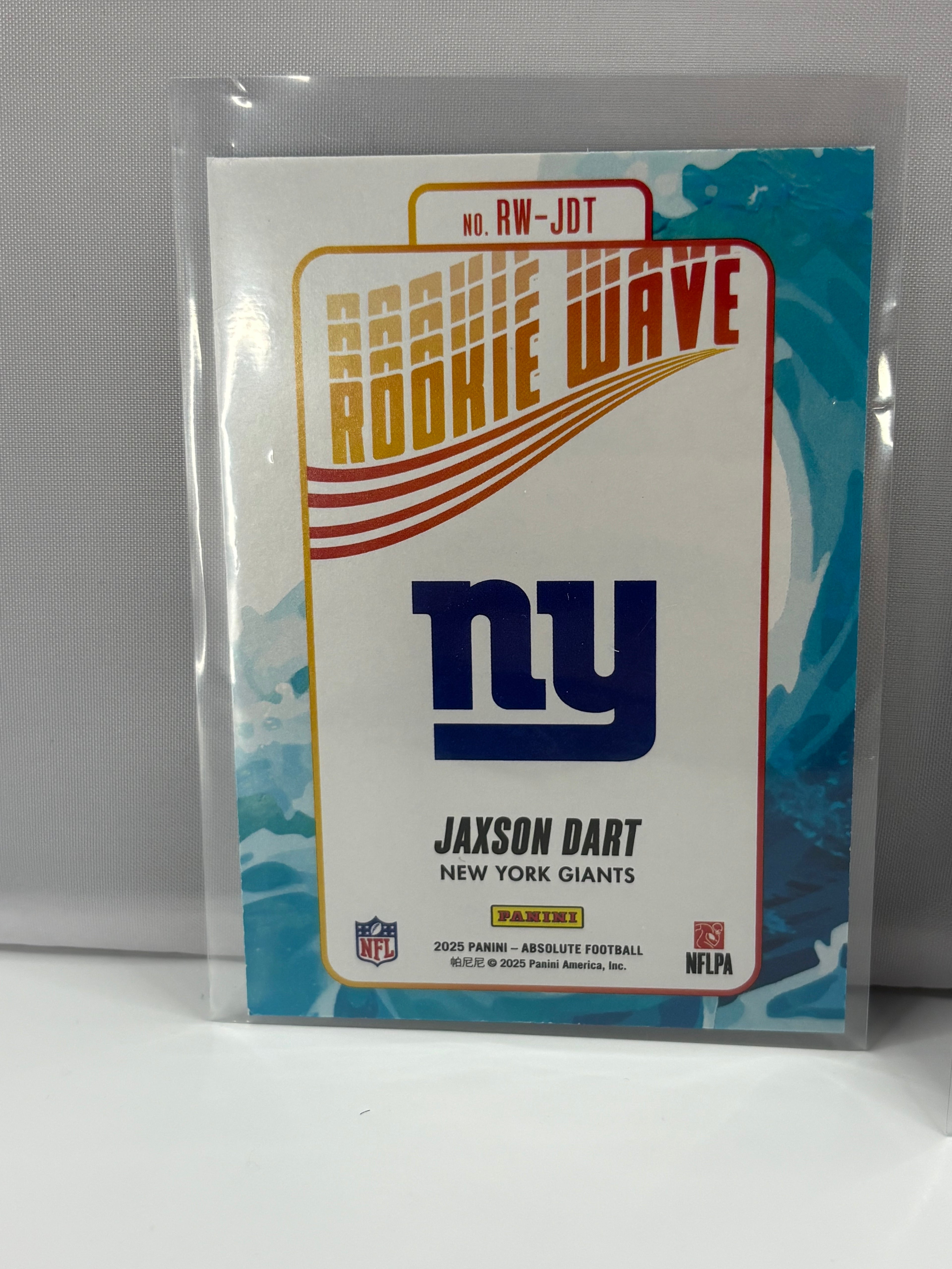Jackson Dart New York Giants rookie / introduction - style cards