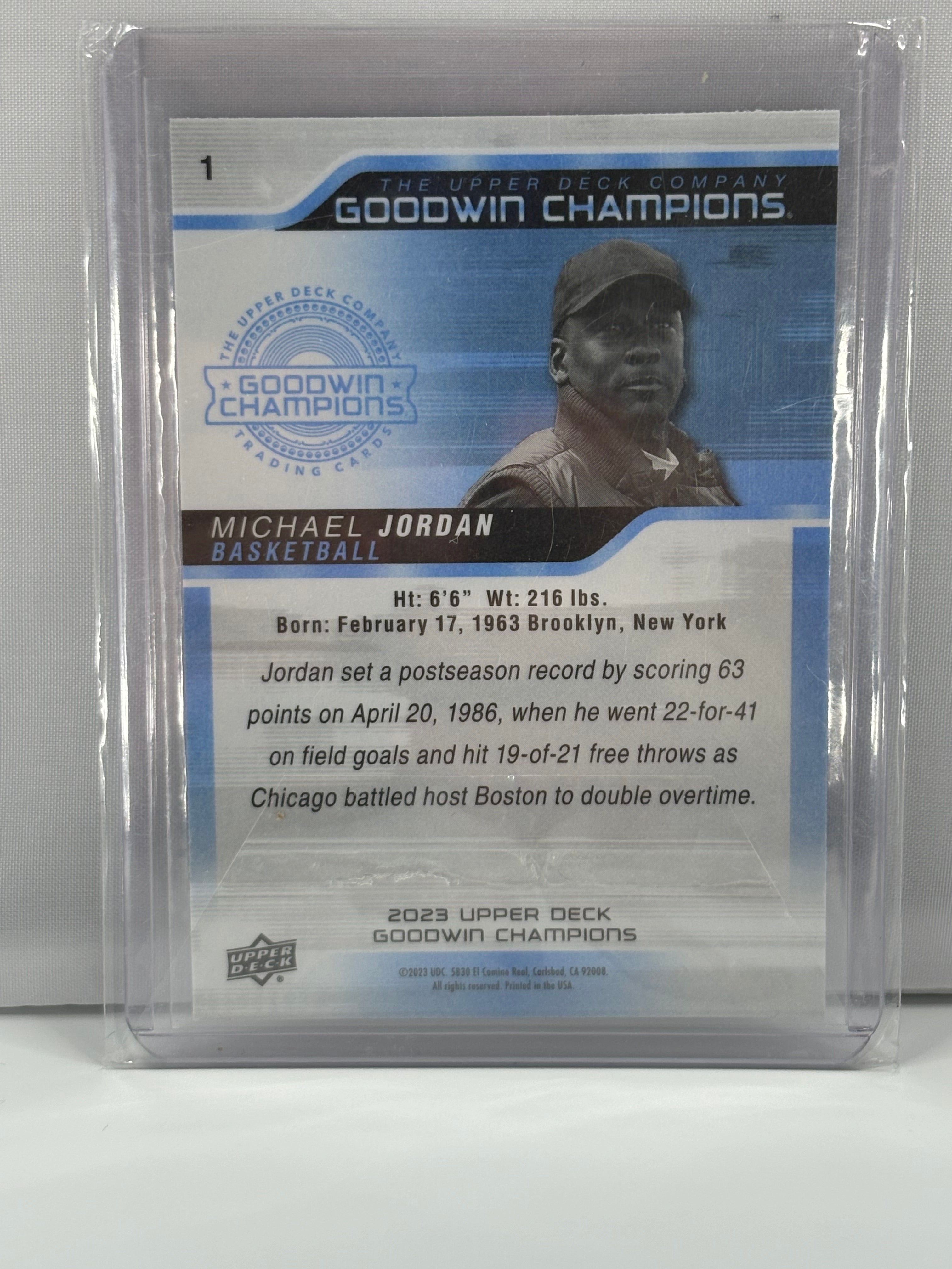Upper Deck Goodwin Champions – Michael Jordan (Basketball)